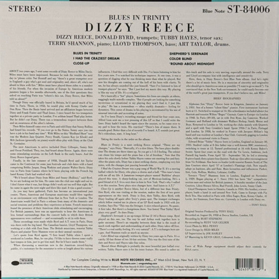 Dizzy Reece - Blues in Trinity
