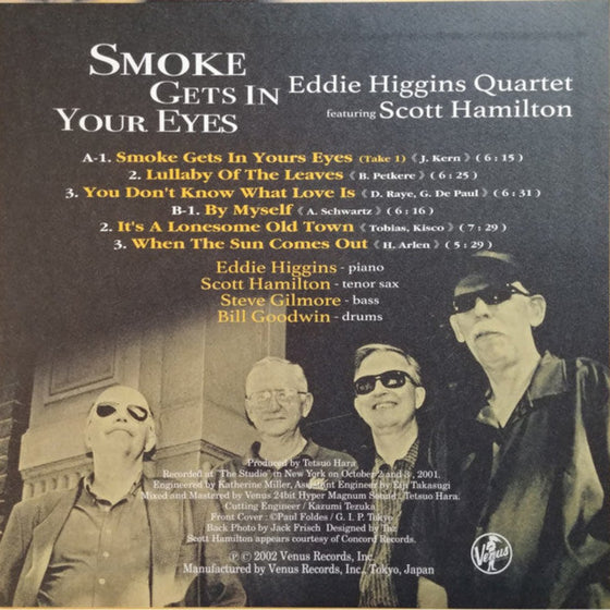 Eddie Higgins Quartet Featuring Scott Hamilton – Smoke Gets In Your Eyes