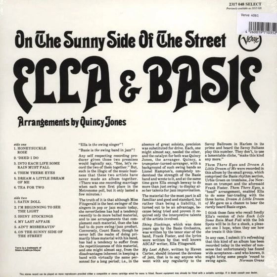 Ella Fitzgerald & Count Basie – On The Sunny Side Of The Street