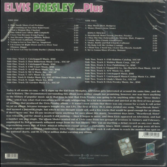Elvis Presley – Elvis Presley...Plus (picture disc, unsealed) AUDIOPHILE