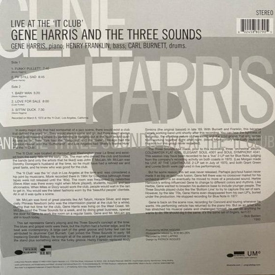 Gene Harris And The Three Sounds - Live At The It Club - Audiophile