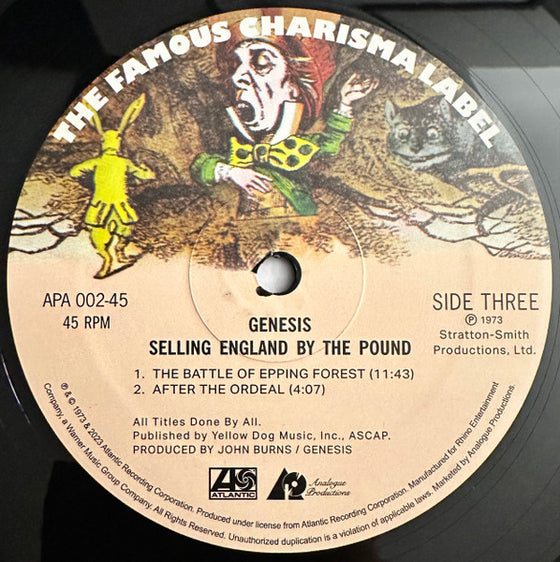 <tc>Genesis - Selling England By The Pound (2LP, 45 tours)</tc>