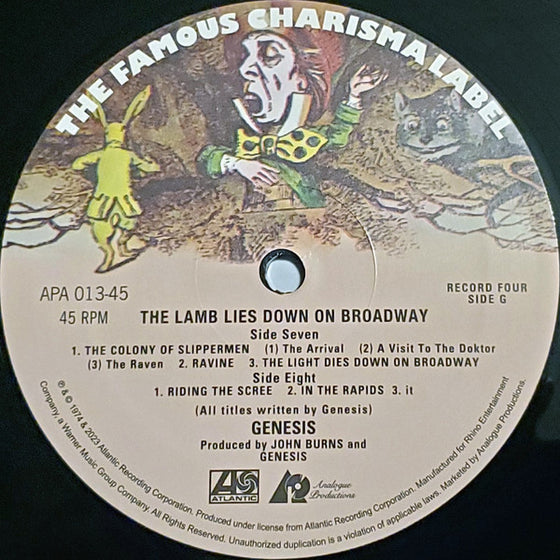 <tc>Genesis - The Lamb Lies Down On Broadway (4LP, 45 tours)</tc>