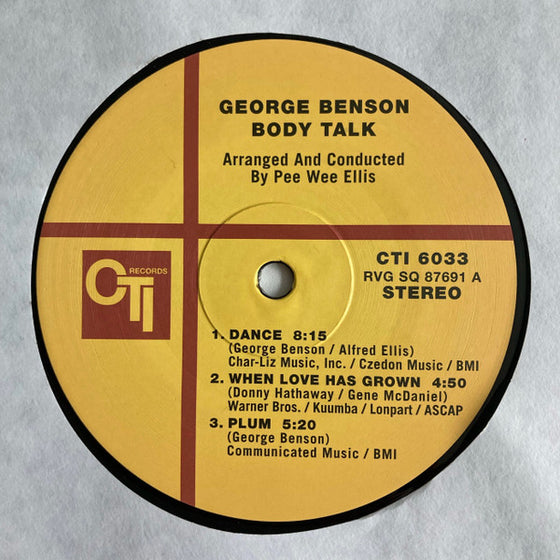 George Benson – Body Talk