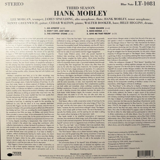 Hank Mobley - Third Season