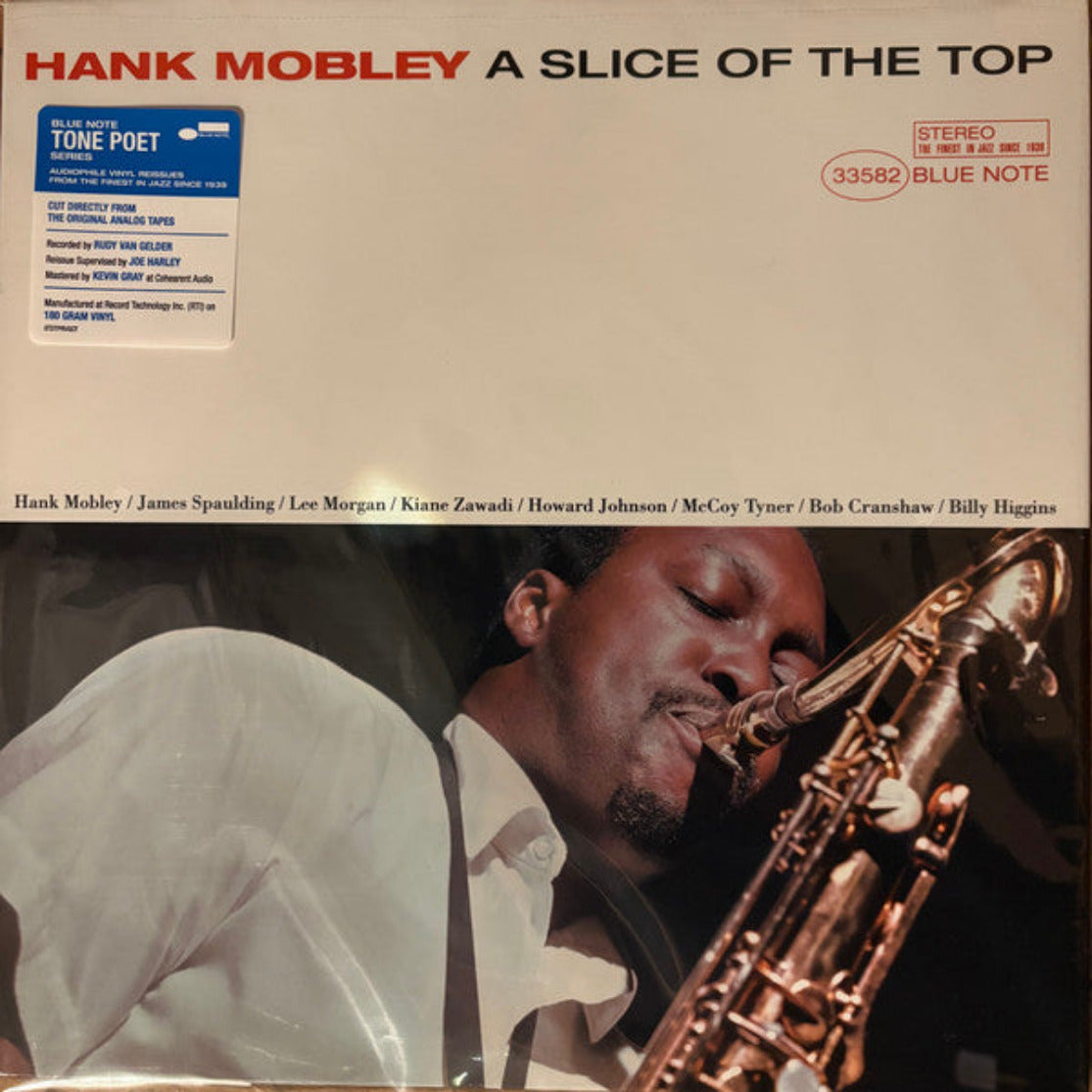 ワールドワイドLP Hank Mobley A Slice Of The Top 602455059789 Blue Note /00400 MOBLEY,HANK SLICE OF THE TOP (BLUE NOTE TO LP – Lunchbox Records