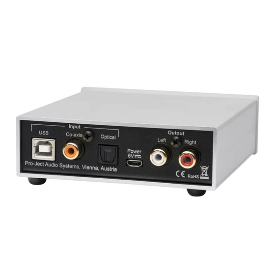 Headphone Amplifier - PRO-JECT HEAD BOX S2 Digital