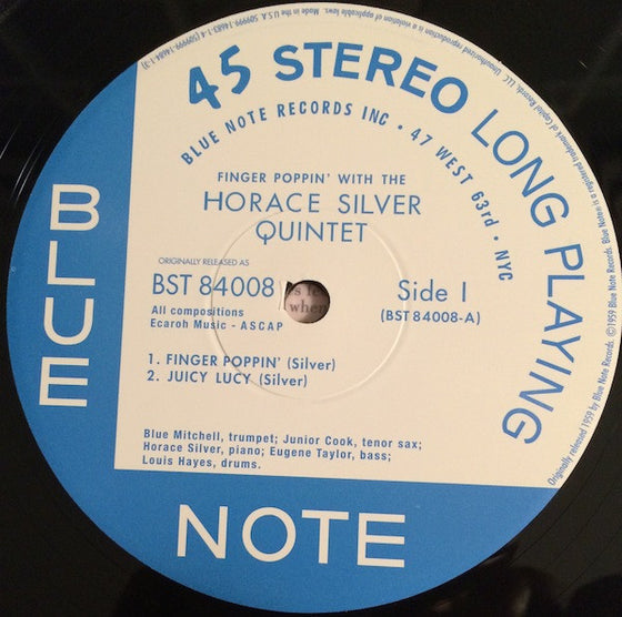 Horace Silver Quintet – Finger Poppin’ With The Horace Silver Quintet