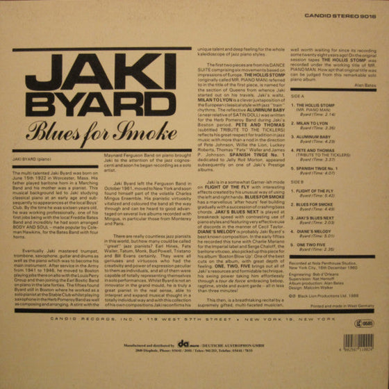 Jaki Byard - Blues For Smoke