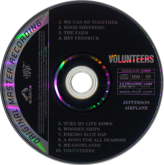 Jefferson Airplane - Volunteers (Hybrid SACD, Ultradisc UHR)