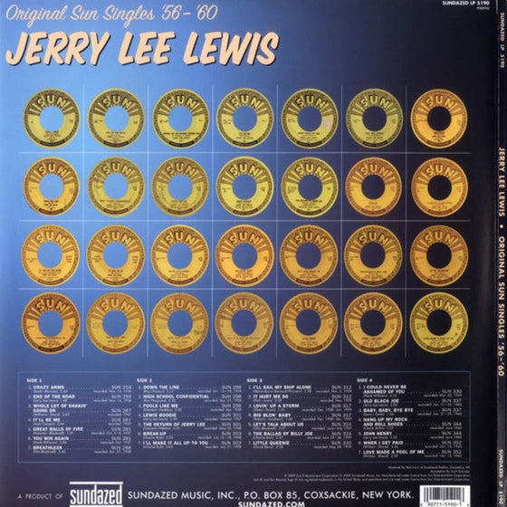 Jerry Lee Lewis ‎– Original Sun Singles '56-'60 (Mono)- RARITY - Audiophile