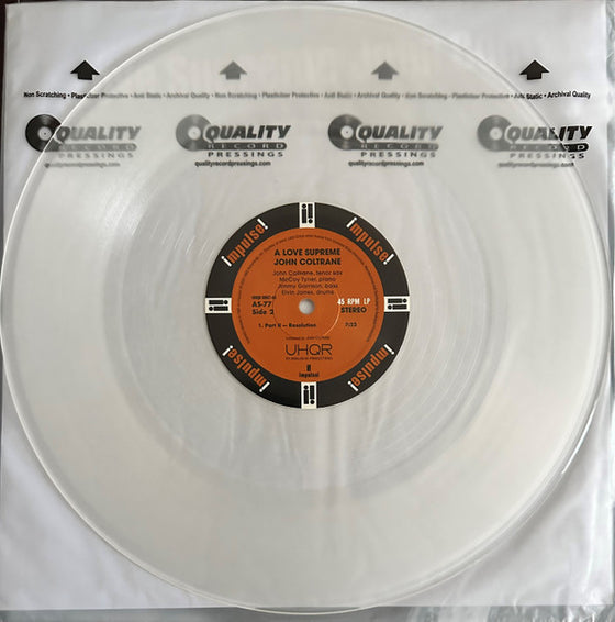John Coltrane - A Love Supreme (2LP, Box set, UHQR, 45 RPM, 200g, Clear vinyl)