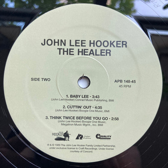 <tc>John Lee Hooker - The Healer (2LP, 45 tours)</tc>