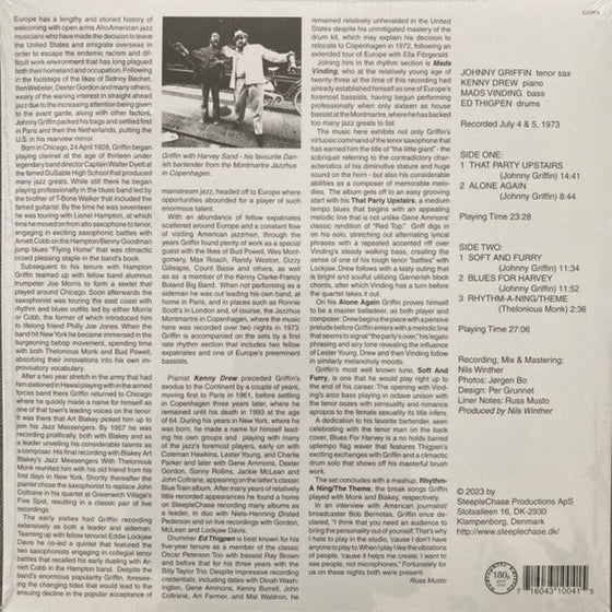 Johnny Griffin Quartet Blues for Harvey - Audiophile