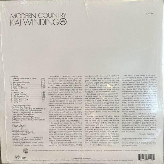 Kai Winding – Modern Country AUDIOPHILE