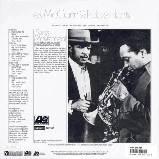 Les McCann & Eddie Harris - Swiss Movement