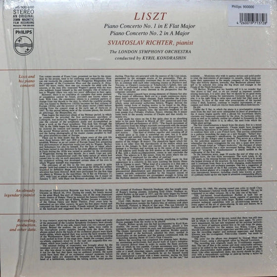Liszt - Concerto No.1 & No.2 - Kyril Kondrashin,  Sviatoslav Richter, London Symphony Orchestra