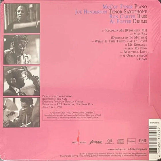 McCoy Tyner, Joe Henderson, Ron Carter, Al Foster- New York Reunion SACD