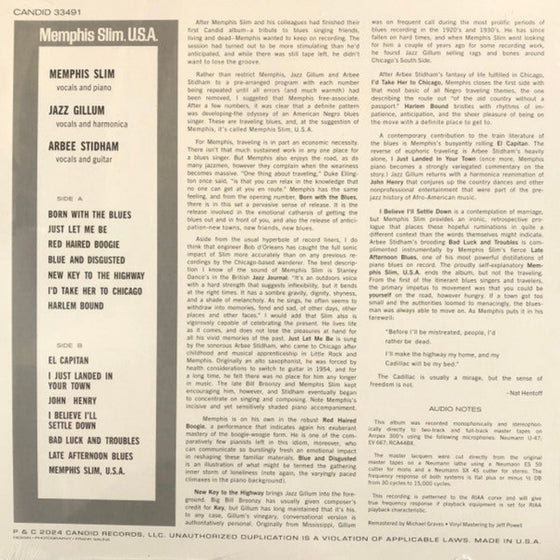 Memphis Slim - USA AUDIOPHILE