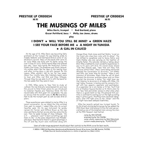Miles Davis - The Musings Of Miles