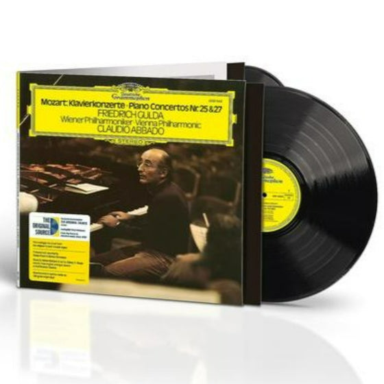 Mozart - Piano Concertos Nos. 25 & 27 - Friedrich Gulda and Claudio Abbado, Wiener Philharmoniker (2LP)