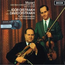  Mozart - Sinfonia Concertante K.364 & Duo In G K.423 - Igor Oistrakh, David Oistrakh,Kyril Kondrashin, Moscow Philharmonic