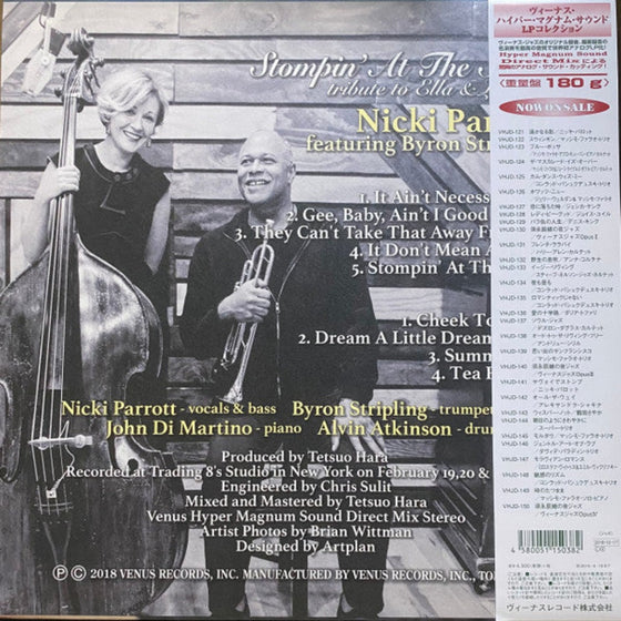 Nicki Parrott Featuring Byron Stripling – Stompin At The Savoy : Tribute To Ella & Louis