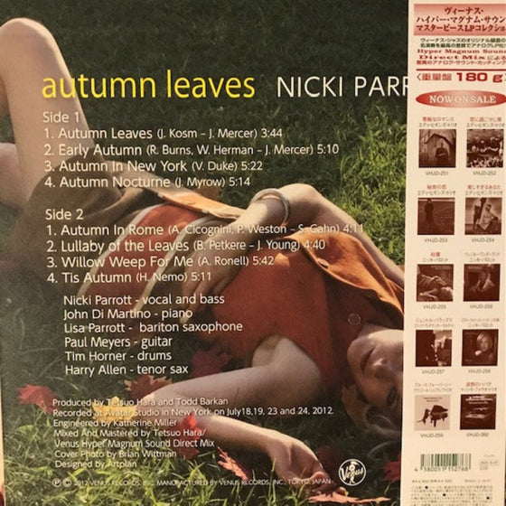 <tc>Nicki Parrott – Autumn Leaves (Edition Japonaise)</tc>