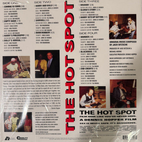 Various Artists – Original Motion Picture Soundtrack: The Hot Spot (2LP, 45RPM, 180g) - Audiophile