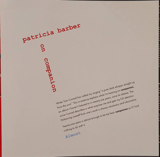 Patricia Barber - Companion AUDIOPHILE