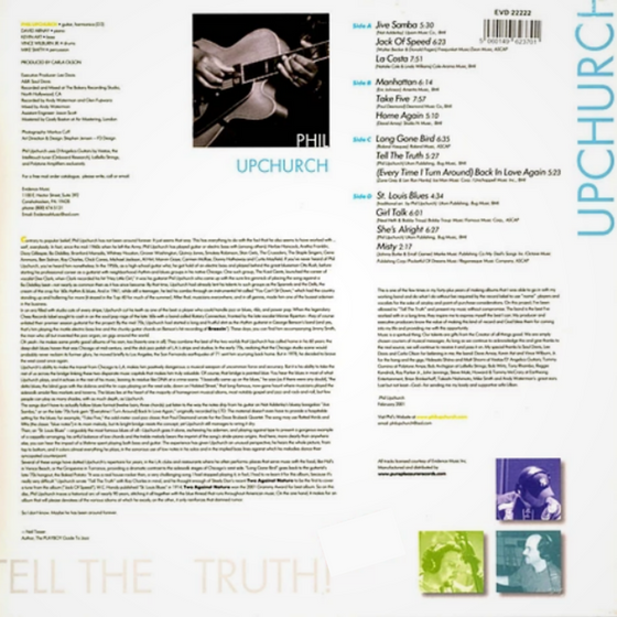 Phil Upchurch – Tell The Truth (2LP)