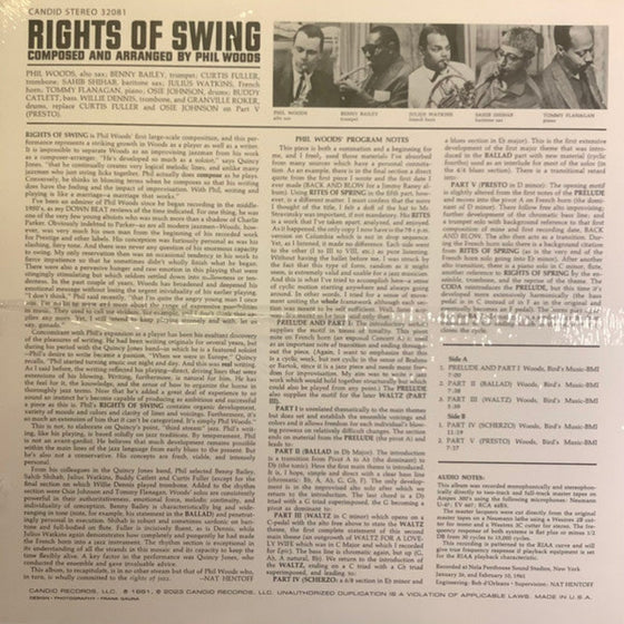 Phil Woods - Rights Of Swing (Candid)