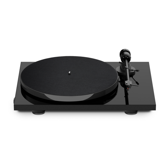 Turntable Pro-ject E1 BLUETOOTH Black (Clamp not included)