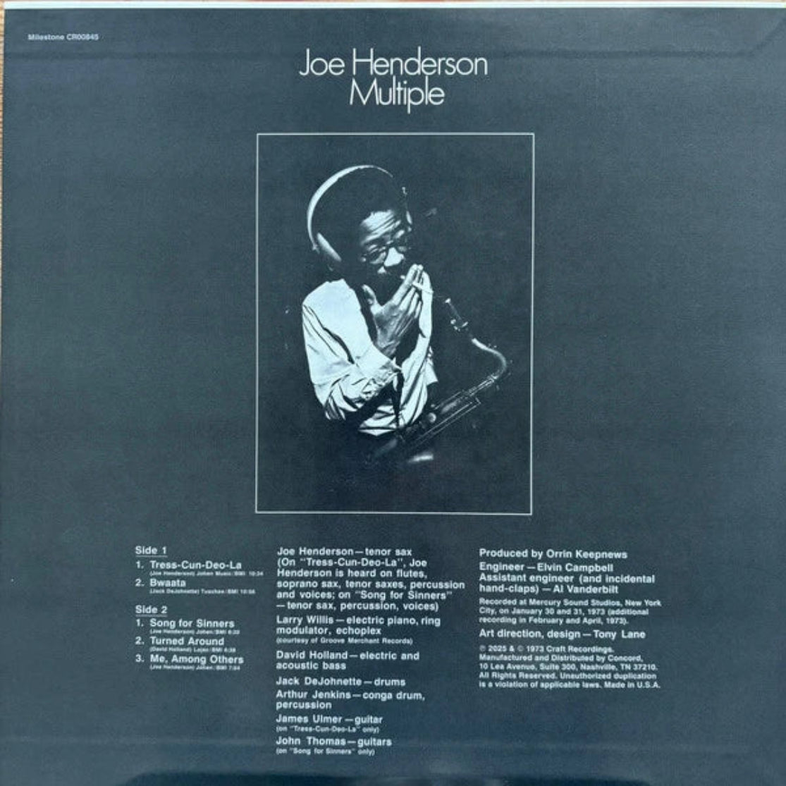 Joe Henderson - Multiple – AudioSoundMusic