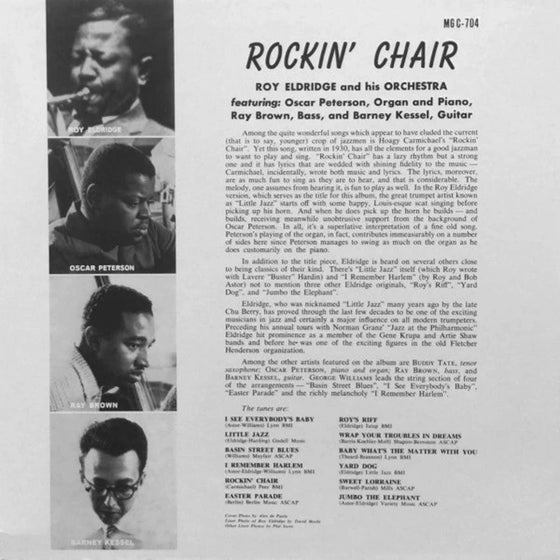 Roy Eldridge And His Orchestra – Rockin' Chair (Mono)
