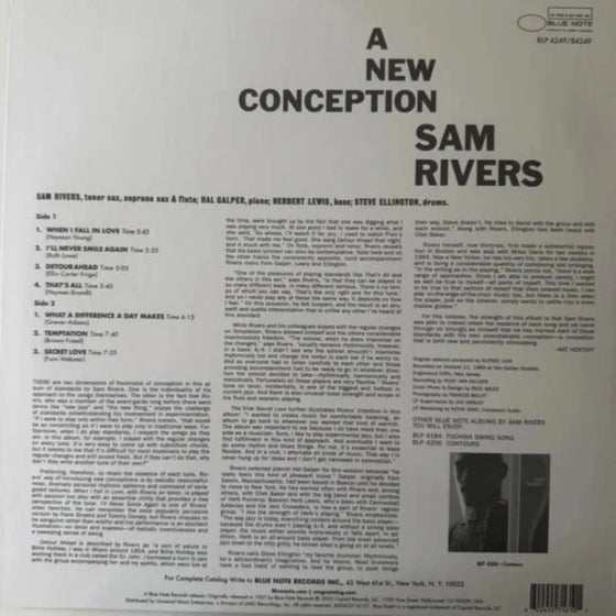 Sam Rivers - A New Conception