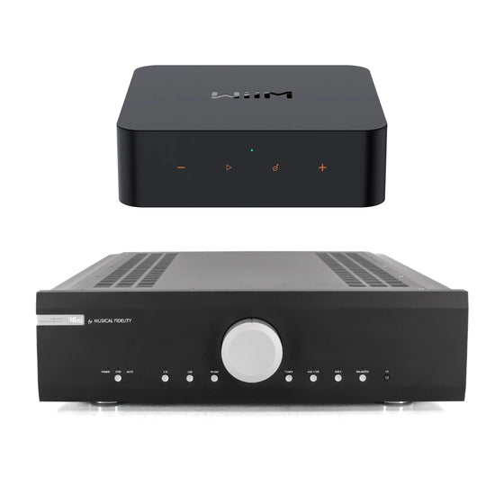 Solid State Integrated Amplifier MUSICAL FIDELITY M6SI (MM & MC) BLACK + Streamer WiiM PRO