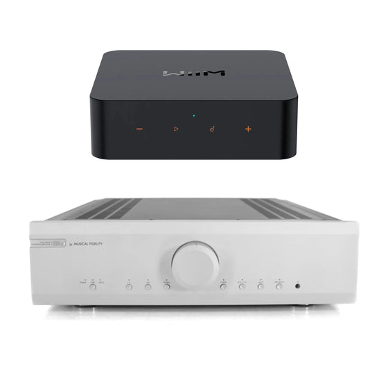 Solid State Integrated Amplifier MUSICAL FIDELITY M6SI (MM & MC) SILVER + Streamer WiiM PRO 