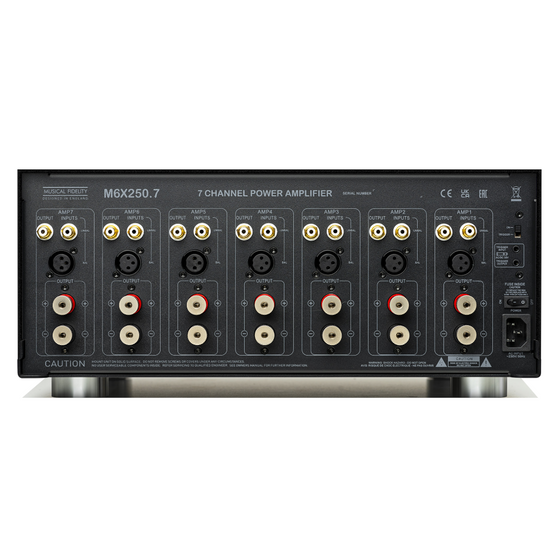 Solid State Power Amplifier MUSICAL FIDELITY M6x 250.7
