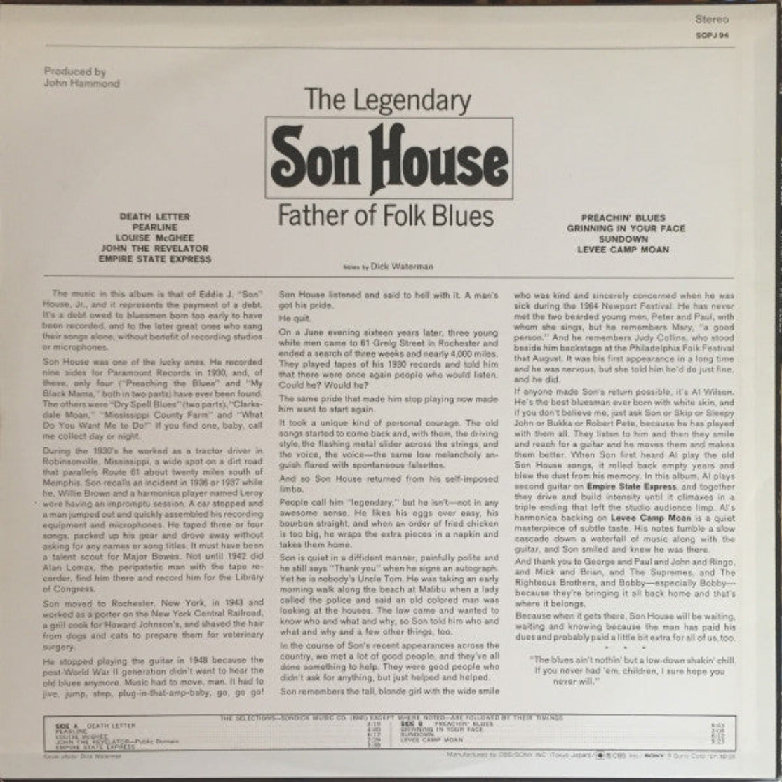 Son House Father of Folk Blues (Japanese Edition) AudioSoundMusic Son House Father of Folk Blues (Japanese Edition) AudioSoundMusic