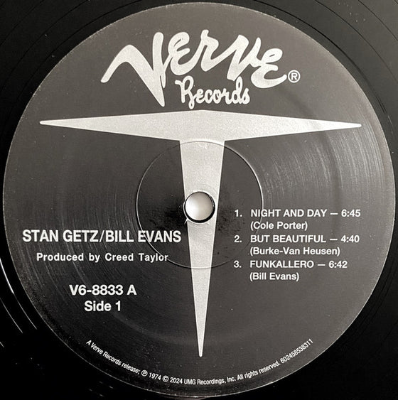 Stan Getz & Bill Evans – Previously Unreleased Recordings AUDIOPHILE