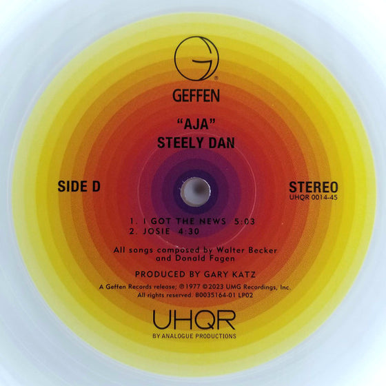 <tc>Steely Dan - Aja (2LP, Box set, 45RPM, UHQR, 200g, Clear vinyl)</tc>