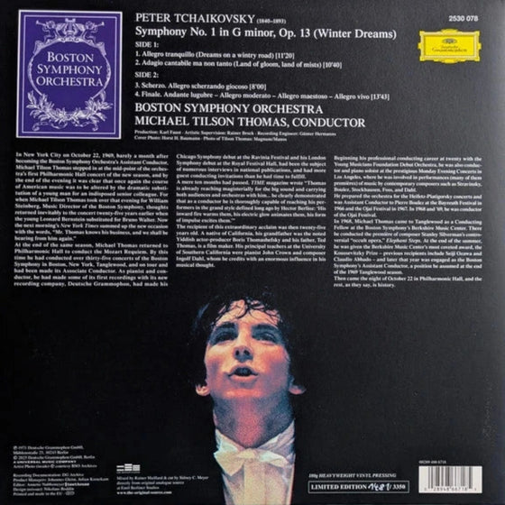 Tchaikovsky - Winter Dreams, Symphony No. 1 - Michael Tilson Thomas, Boston Symphony Orchestra