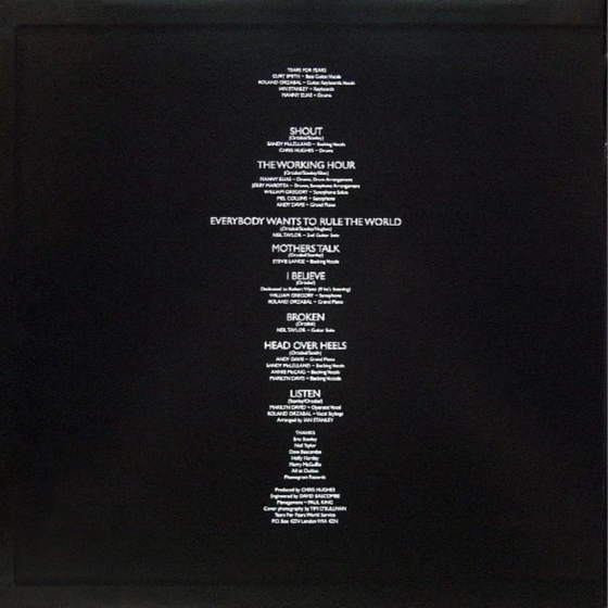 Tears For Fears – Songs From The Big Chair (Ultra Analog, Number 3426)