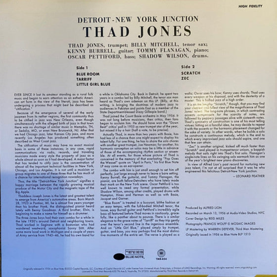 Thad Jones - Detroit-New York Junction (Mono)
