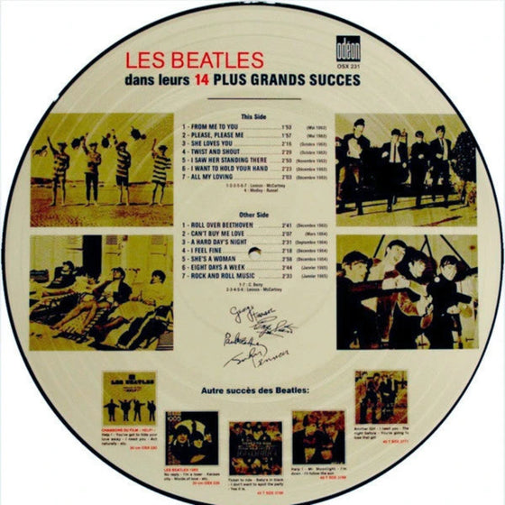 The Beatles – Their 14 greatest hits (picture disc, unsealed) AUDIOPHILE