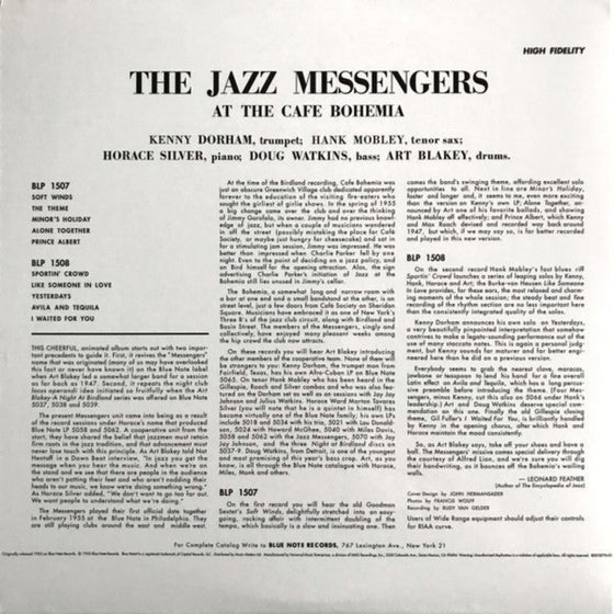 The Jazz Messengers – At The Cafe Bohemia Volume 2