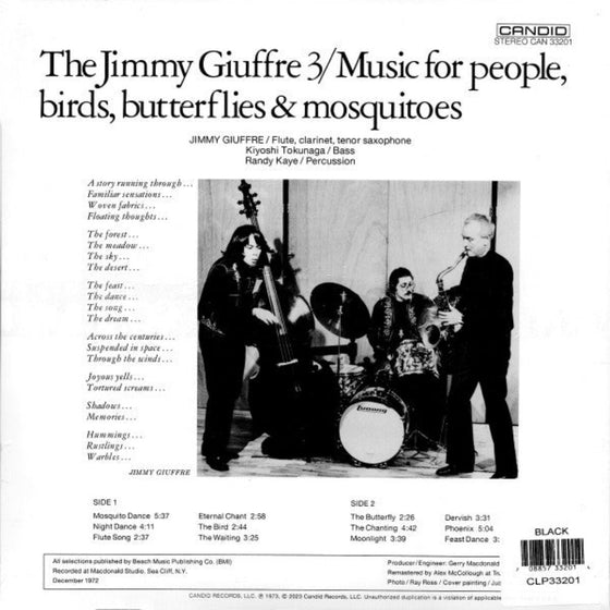 The Jimmy Giuffre 3 - Music for People, Birds, Butterflies & Mosquitoes