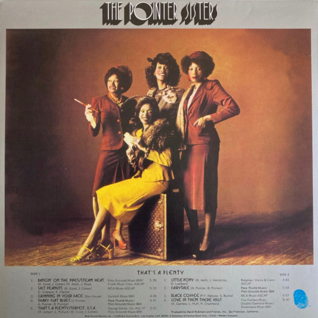 The Pointer Sisters – That's A Plenty – AudioSoundMusic