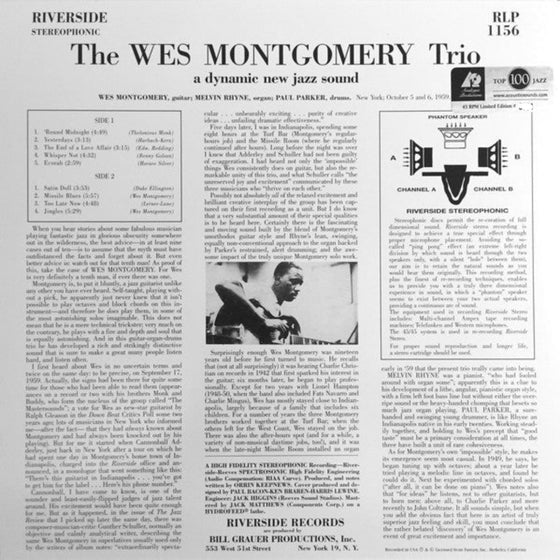The Wes Montgomery Trio – A Dynamic New Sound: Guitar/Organ/Drums